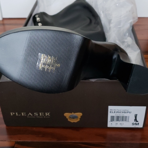 Pleasers Knee high boots ELE2023/B/PU - Picture 3 of 4